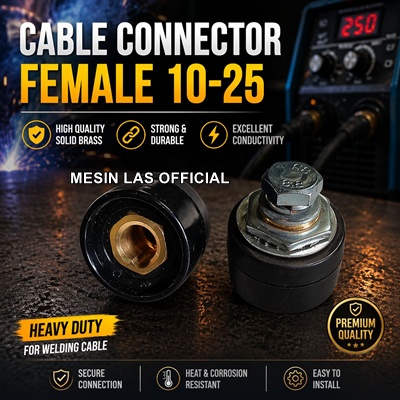 Harga Multipro Cable Connector Female 10-25 Socket Las Original