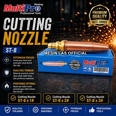 Jual Cutting Nozzle ST8 Multipro Harga Terbaik untuk Cutting Torch Strong-8