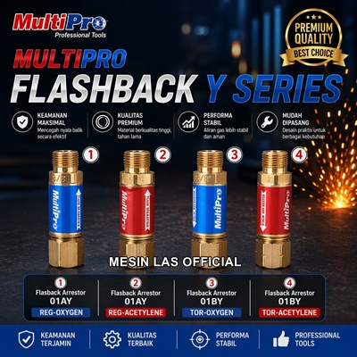 Jual Flashback Arrestor Y Series Multipro Original Untuk Industri Pengelasan