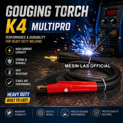 Jual Gouging Torch K4 Multipro 800A Untuk Carbon Arc Air Gouging K-4000