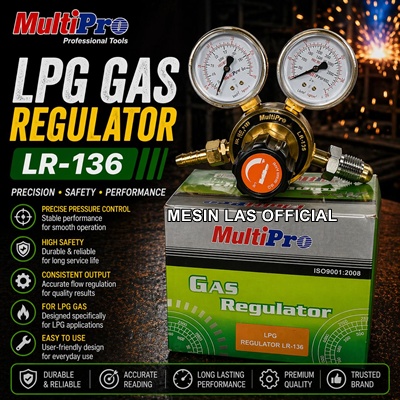 Jual LPG Regulator LR-136 Multipro Original Harga Murah Kualitas Premium