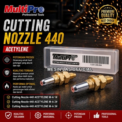 Jual MultiPro Cutting Tip Nozzle 440 M-A Acetylene Original Harga Terbaik