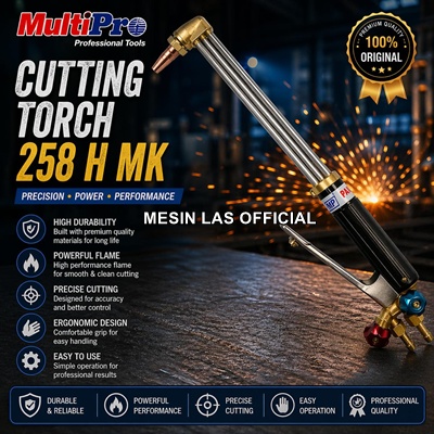 Jual Multipro Cutting Torch 258-H-MK Alat Potong Gas Presisi Untuk Las