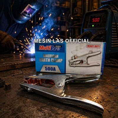 Multipro American Earth Clamp 500A Original Tang Massa Las Ground Clamp Berkualitas